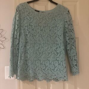 Cotton Lace Top, size 16